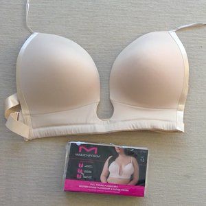 Maidenform Full Figure Plunge Bra - Nude